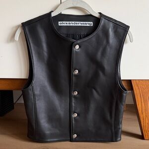 Alexander Wang Sleek Black Vest